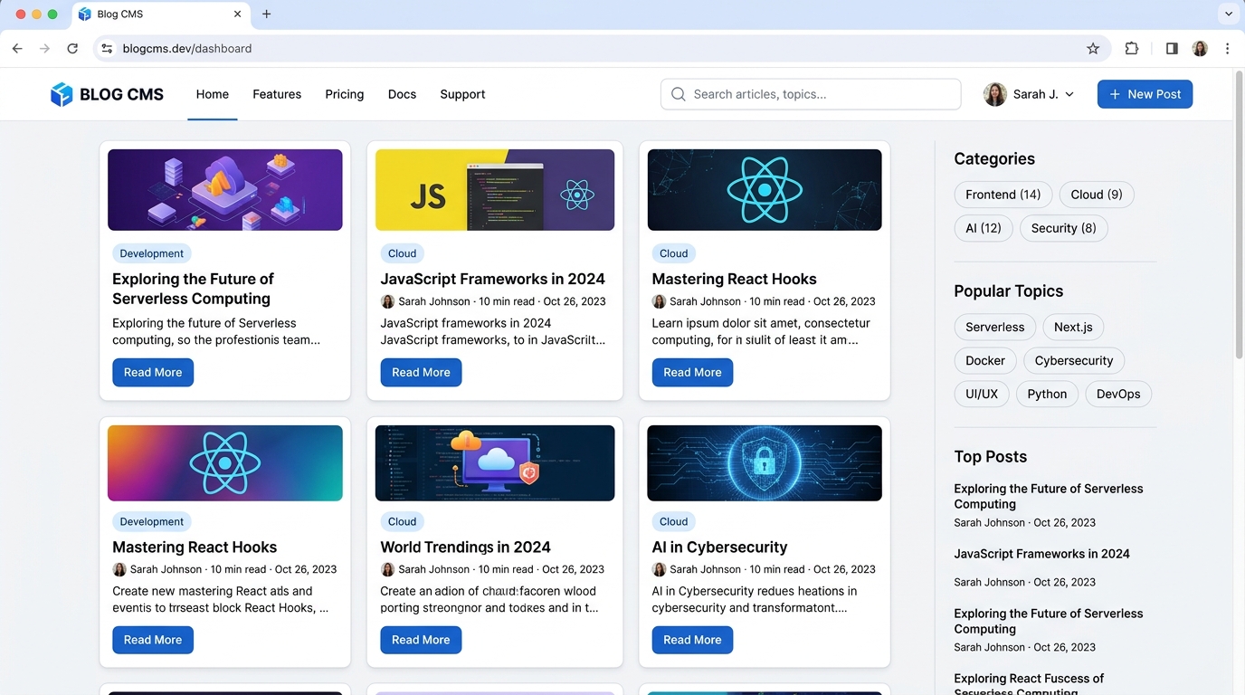 Blog CMS