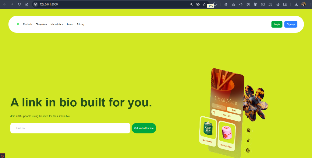 Bio Link Platform (Linktree Clone)